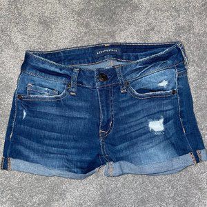 Aeropostale Dark Washed Shorts